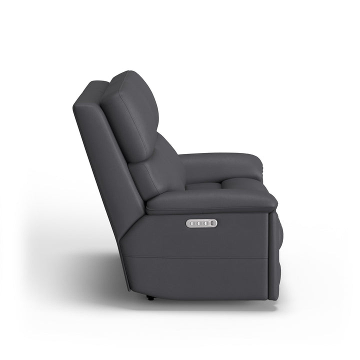 Porter Leather Power Reclining Loveseat with Power Headrest &amp; Lumbar