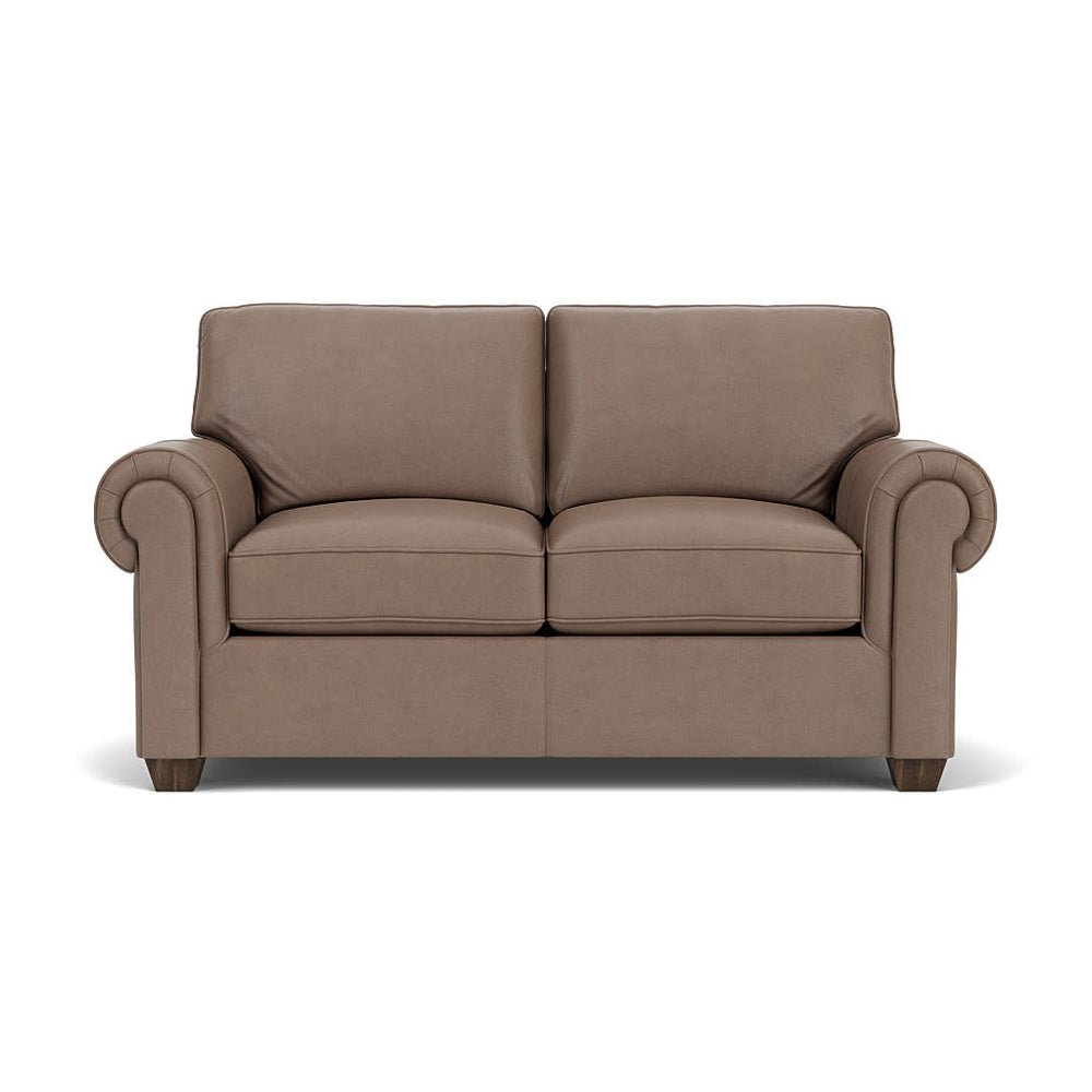 Carson Leather Loveseat