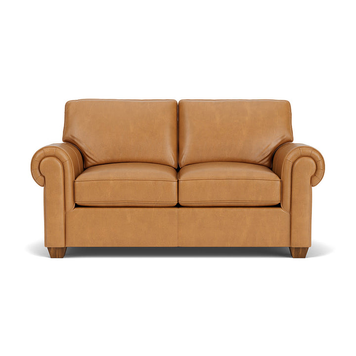 Carson Leather Loveseat