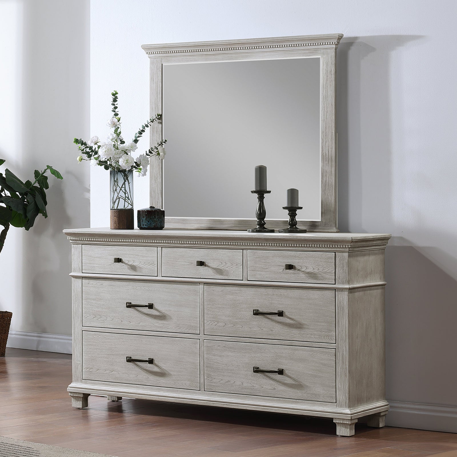 Silver Sands Mirror-Gray