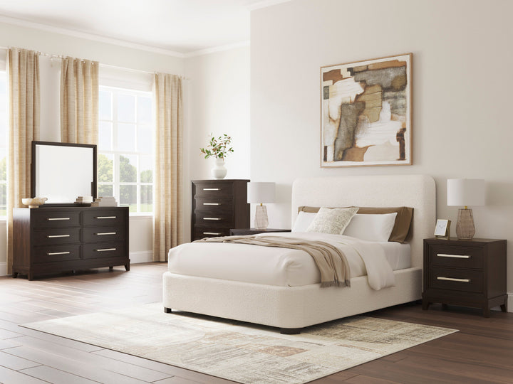 Ashley Brintstreet Queen Next-Gen Nuvella™ Performance Fabric Bed in Beige