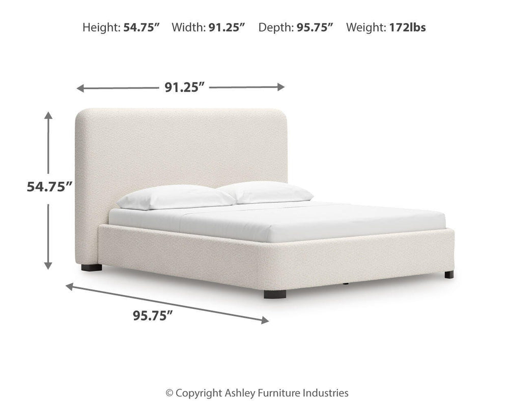Brintstreet California King Next-Gen Nuvella™ Performance Fabric Bed in Beige (4)