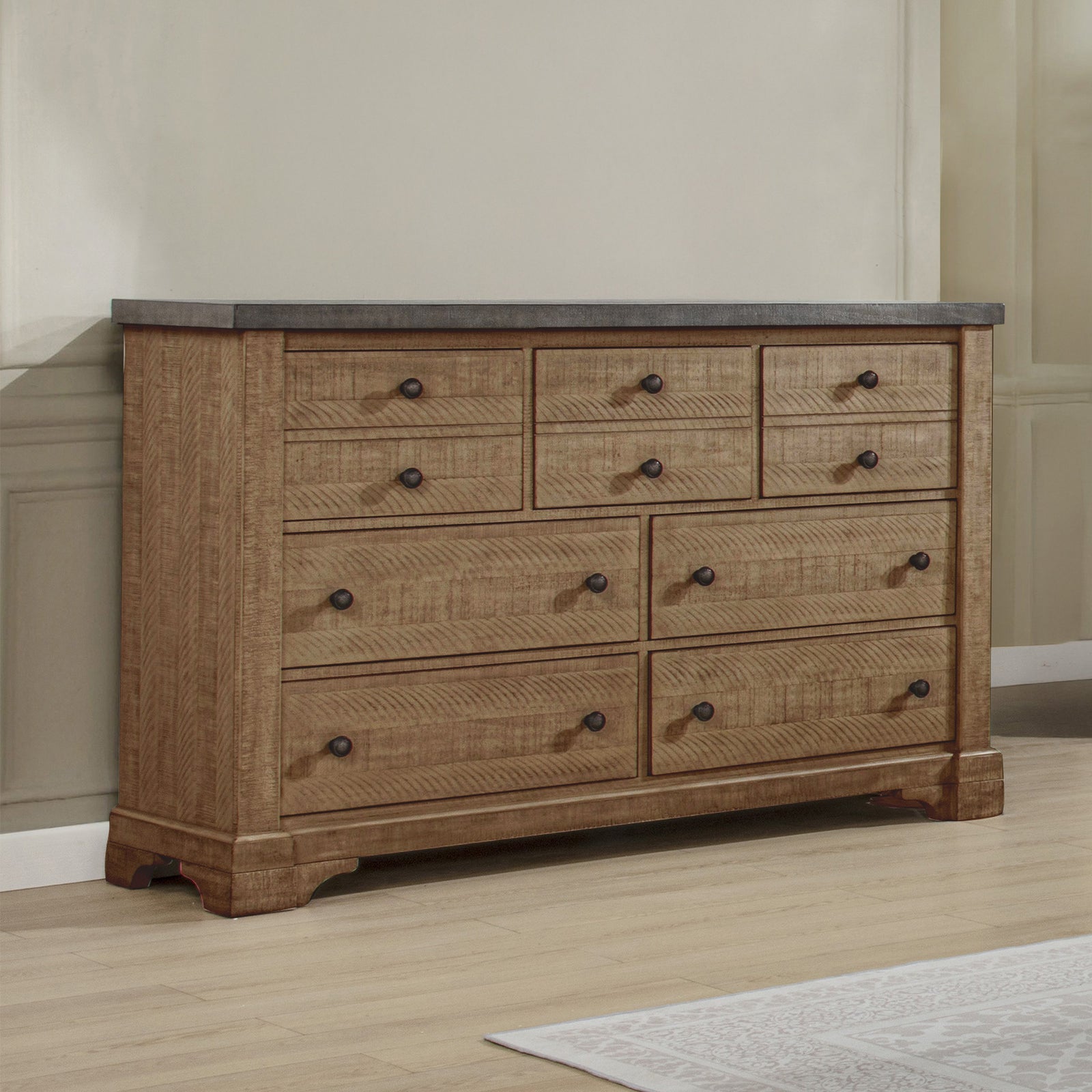 Augusta Dresser-Rustic Brown