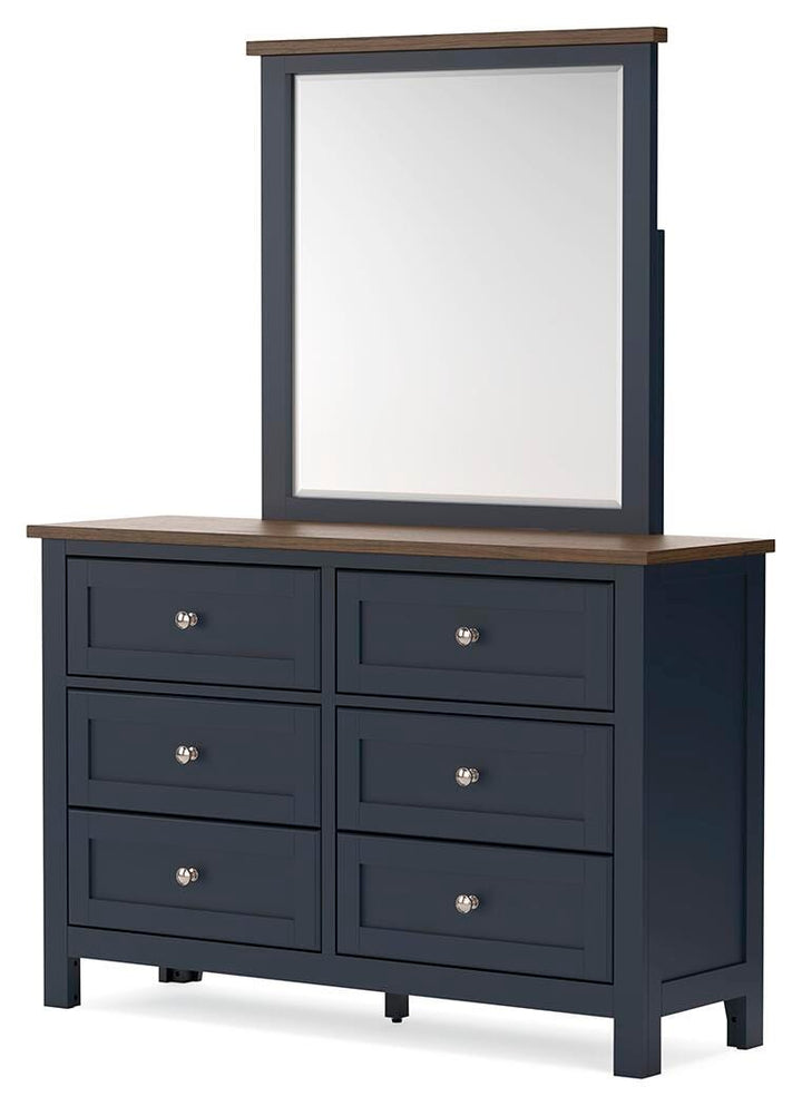 Landocken Dresser and Mirror - Blue (3)