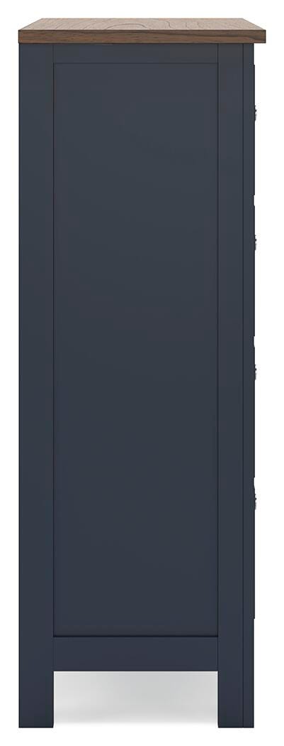 Landocken Chest of Drawers - Blue (8)