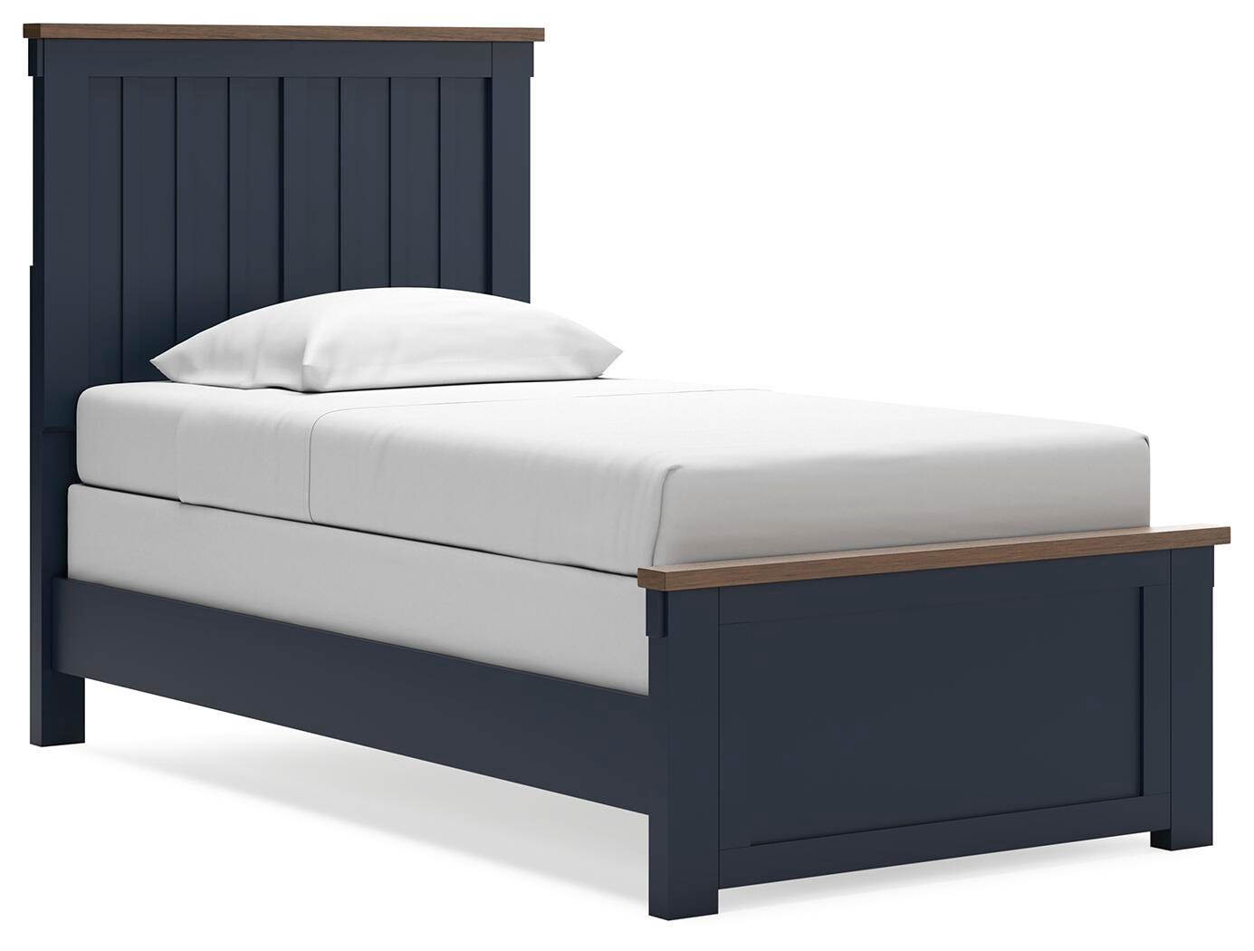 Landocken Twin Panel Bed - Blue (1)