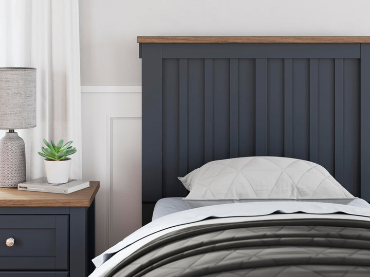 Landocken Twin Panel Bed - Blue (9)