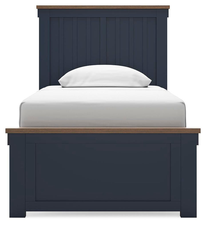 Landocken Twin Panel Bed - Blue (5)