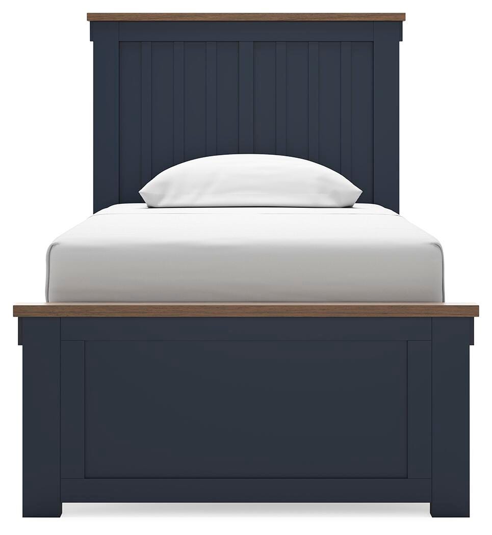 Landocken Twin Panel Bed - Blue (5)