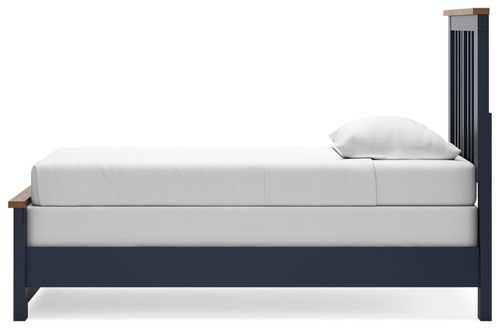 Landocken Twin Panel Bed - Blue (7)