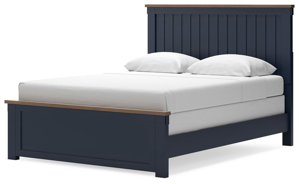 Landocken Queen Panel Bed - Blue (4)