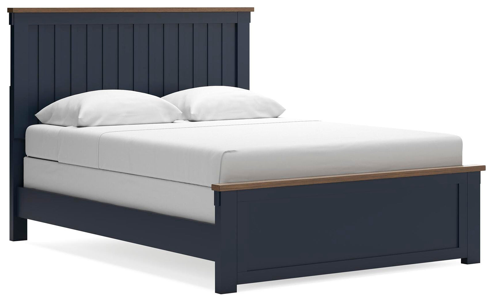 Landocken Queen Panel Bed - Blue (1)