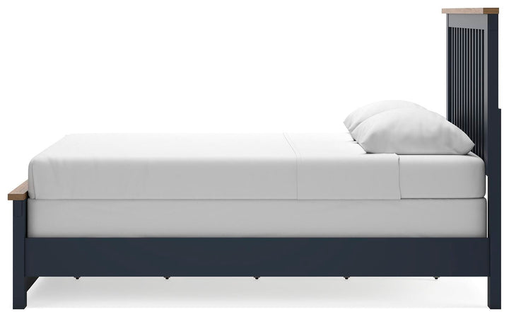 Landocken Queen Panel Bed - Blue (7)