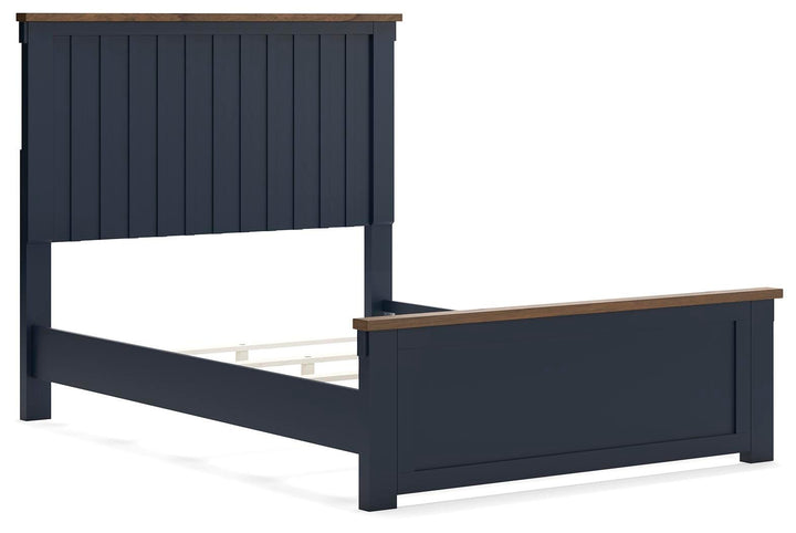 Landocken Full Panel Bed - Blue (3)