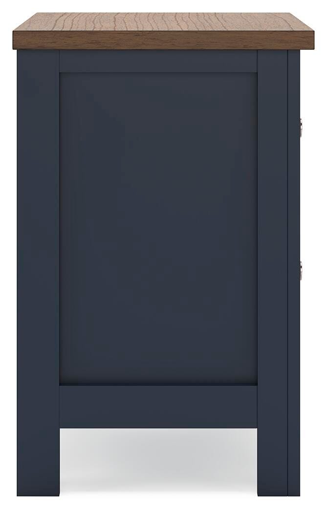 Landocken Nightstand - Blue (8)