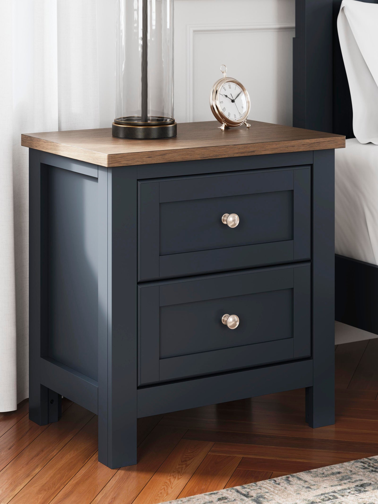 Landocken Nightstand - Blue (2)