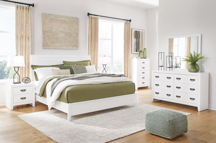 Binterglen King Panel Bed - White (9)
