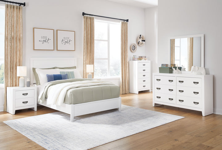 Binterglen Full Panel Bed - White (9)