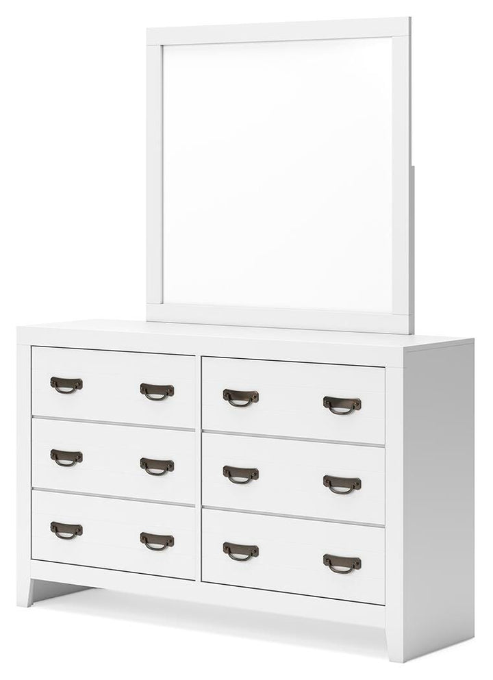 Binterglen Dresser and Mirror - White (3)