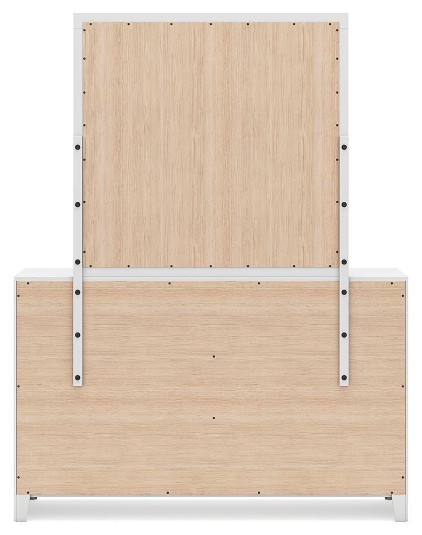 Binterglen Dresser and Mirror - White (6)