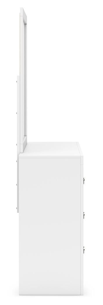 Binterglen Dresser and Mirror - White (8)