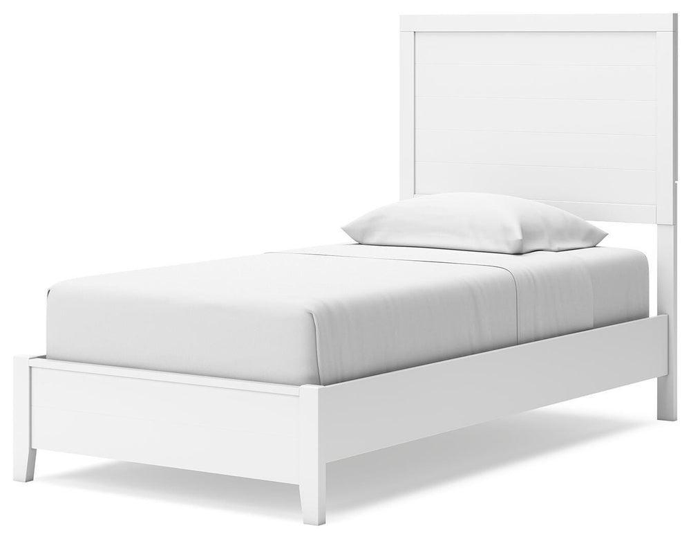 Binterglen Twin Panel Bed - White (4)