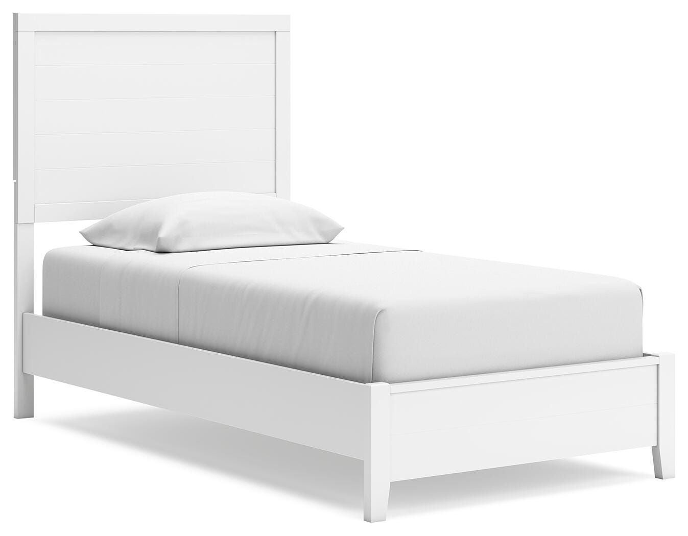 Binterglen Twin Panel Bed - White (1)
