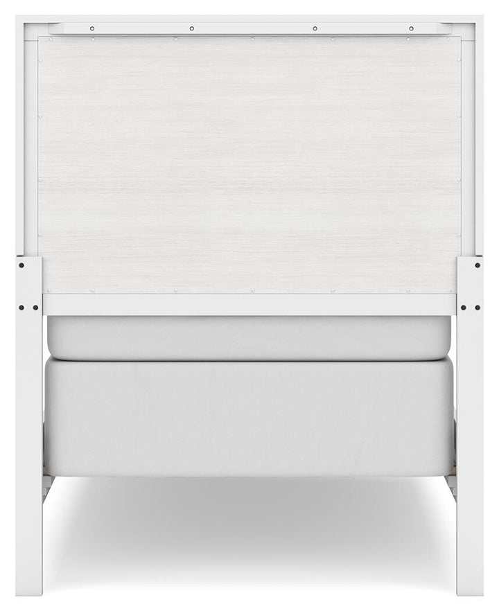 Binterglen Twin Panel Bed - White (6)