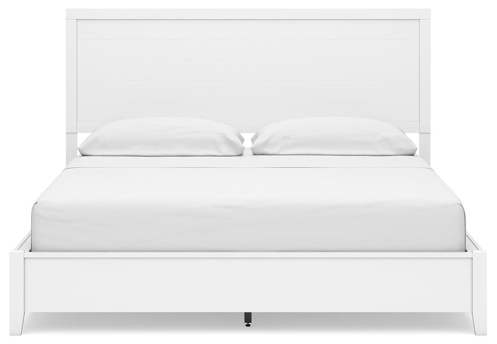 Binterglen California King Panel Bed - White (5)