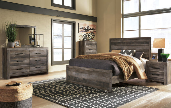 Wynnlow Queen Panel Bed - Gray (4)