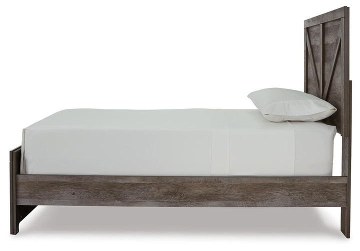 Wynnlow Twin Panel Bed, Dresser and Nightstand - Gray (7)