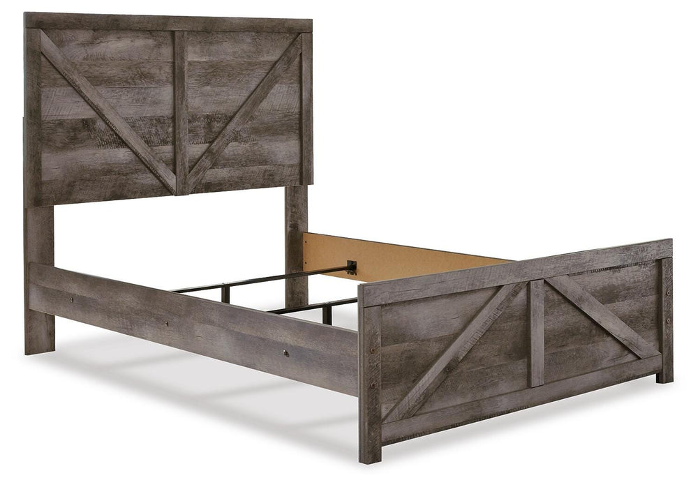 Wynnlow Full Panel Bed, Chest and Nightstand - Gray (5)