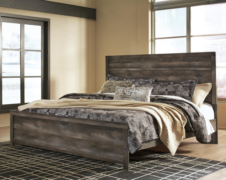 Wynnlow King Panel Bed - Gray (2)