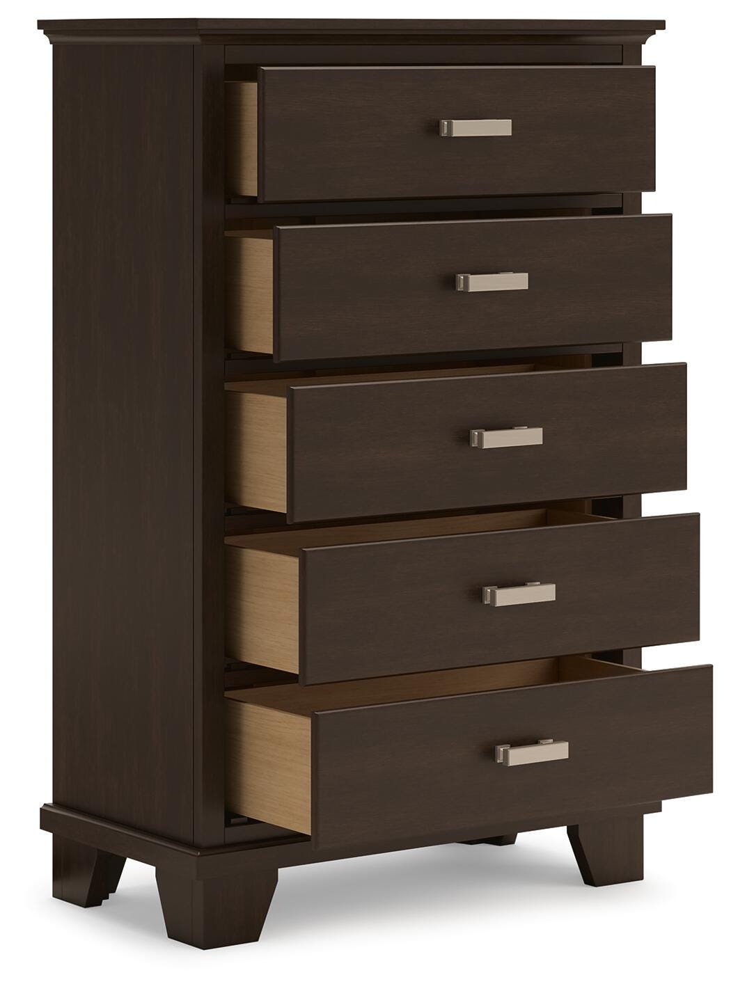 Covetown Chest of Drawers - Dark Brown (2)