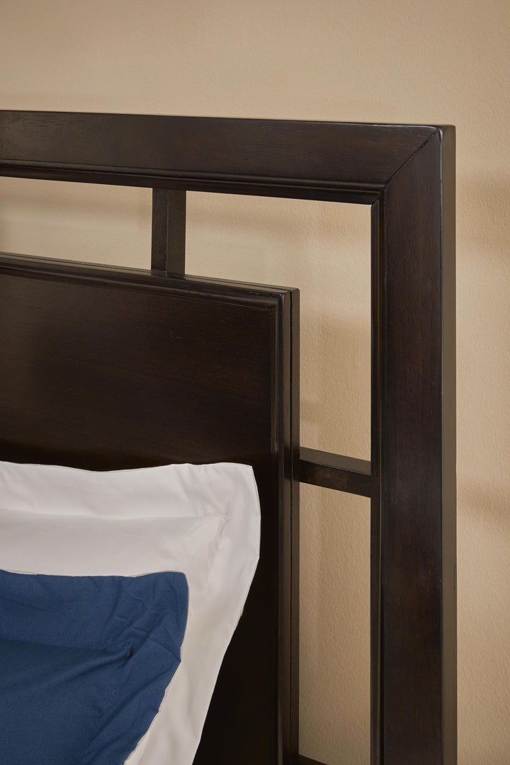 Covetown Twin Panel Bed - Dark Brown (5)