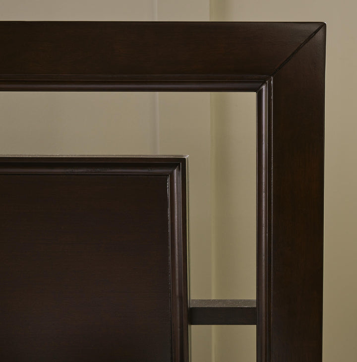 Covetown King Panel Bed - Dark Brown (4)