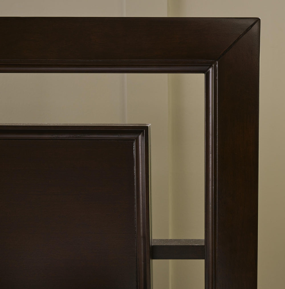 Covetown King Panel Bed - Dark Brown (4)