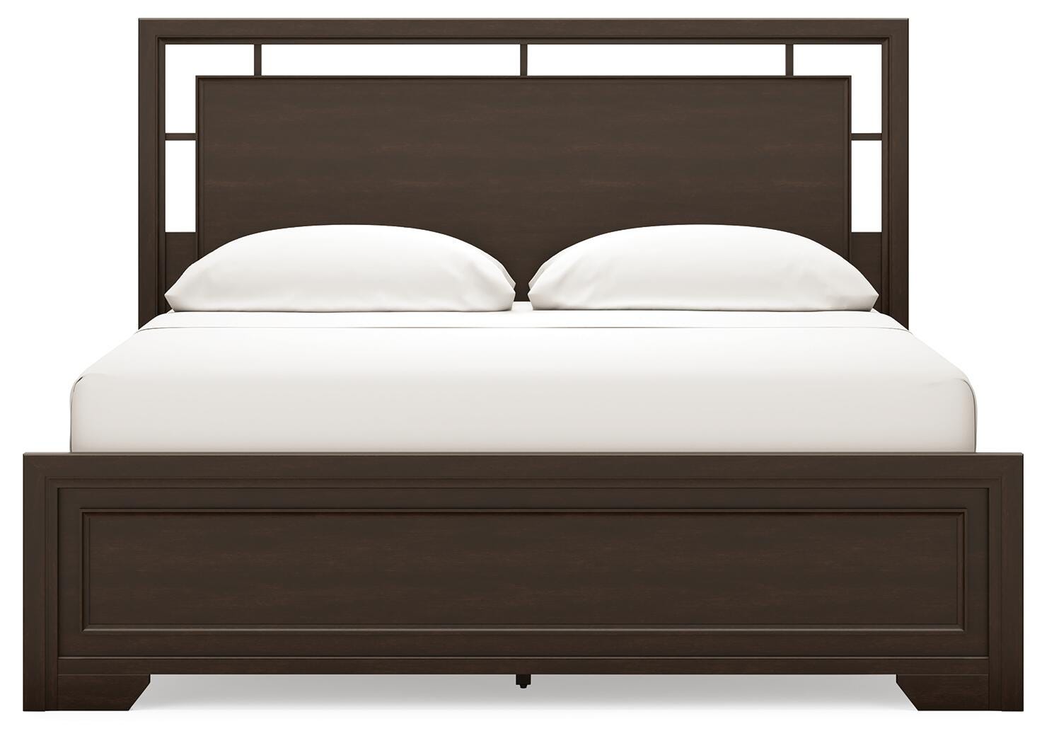 Covetown California King Panel Bed - Dark Brown (2)