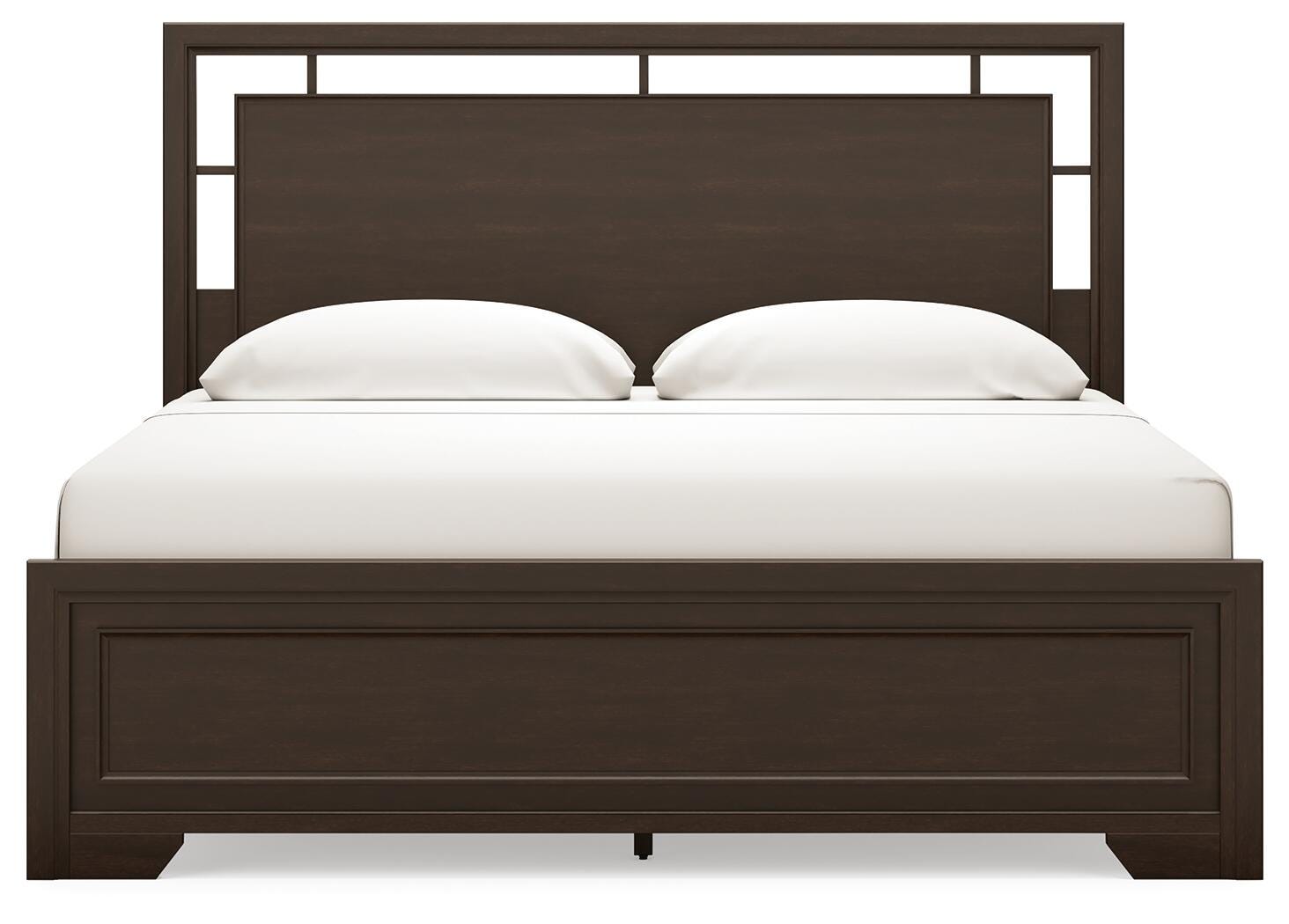 Covetown King Panel Bed - Dark Brown (2)