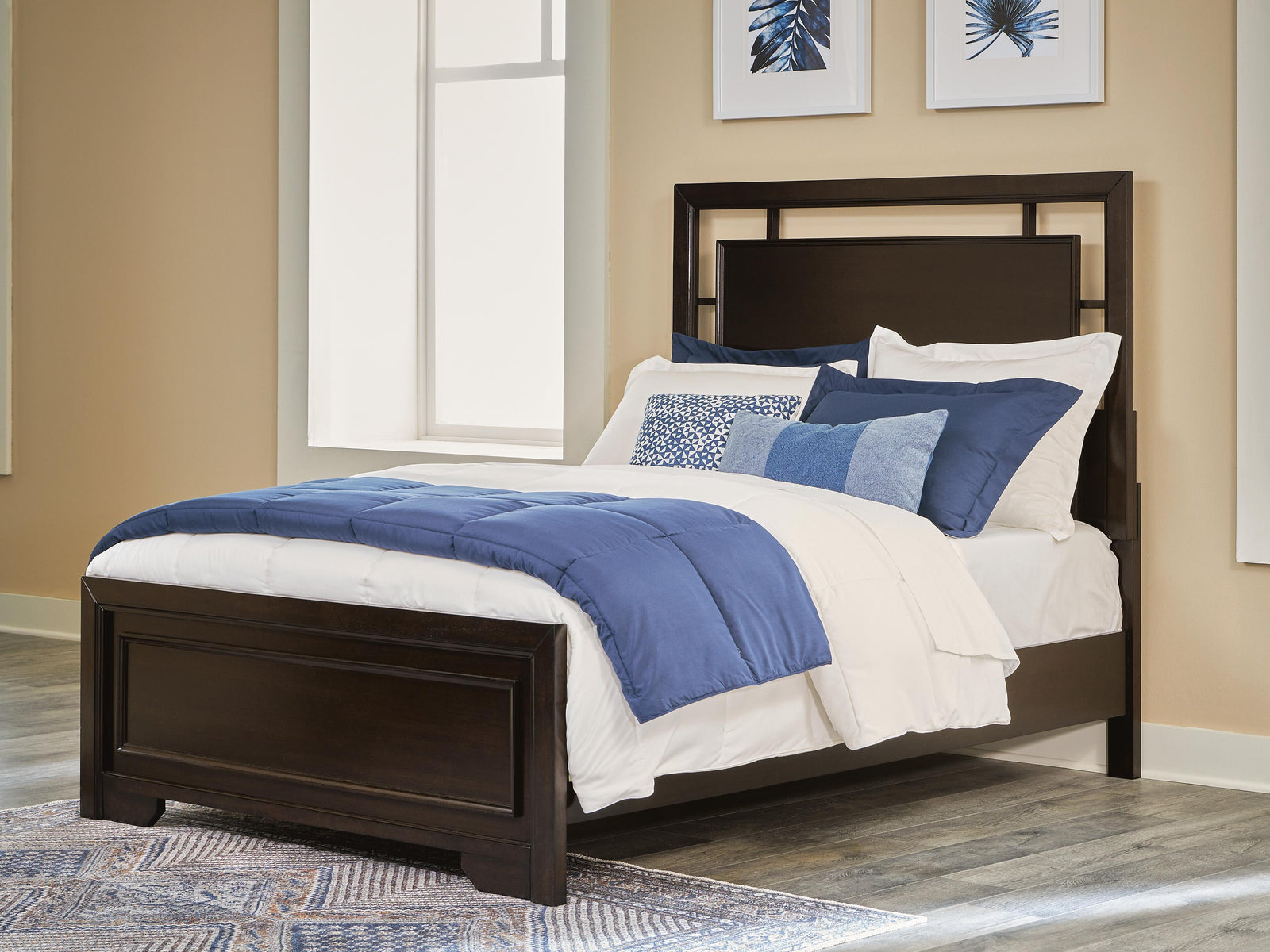 Covetown Full Panel Bed - Dark Brown (2)