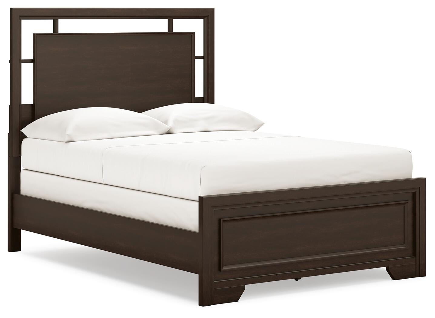Covetown Full Panel Bed - Dark Brown (1)