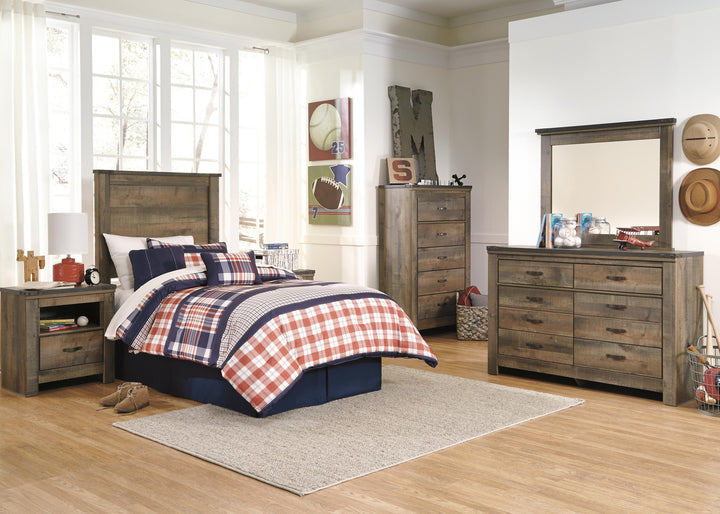 Trinell Chest of Drawers - Dark Brown (5)