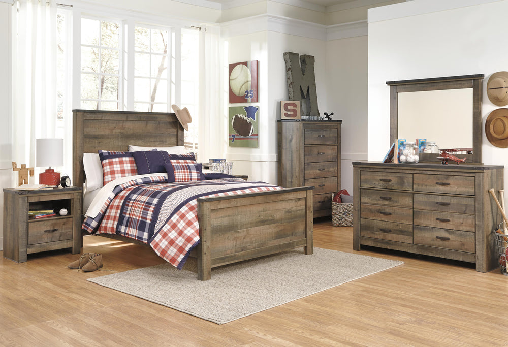 Trinell Chest of Drawers - Dark Brown (6)