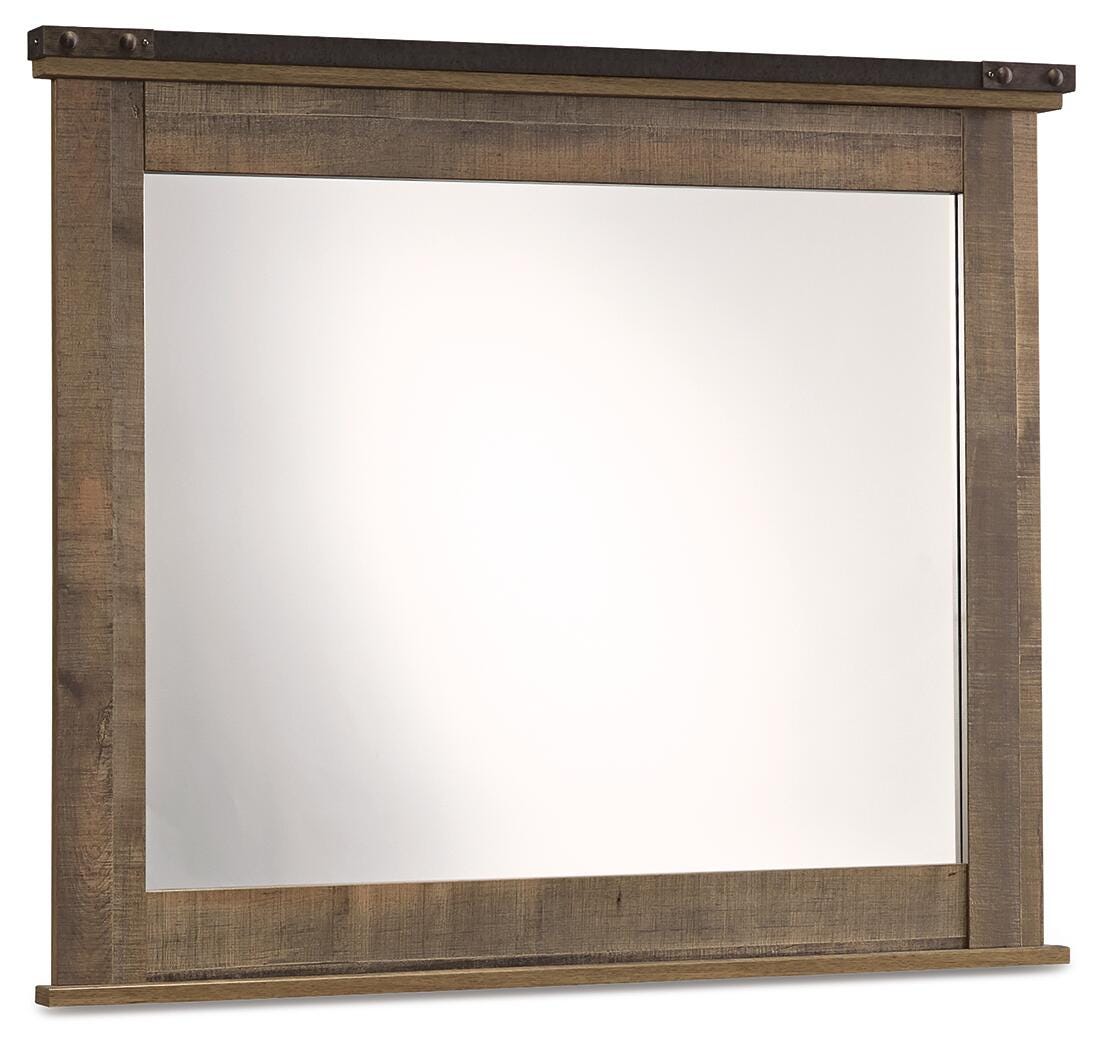 Trinell Bedroom Mirror - Dark Brown (1)