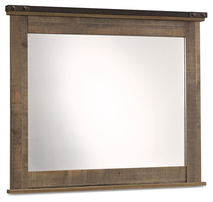 Trinell Bedroom Mirror - Dark Brown (1)