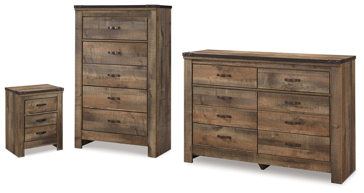 Trinell Dresser, Chest and Nightstand (1)