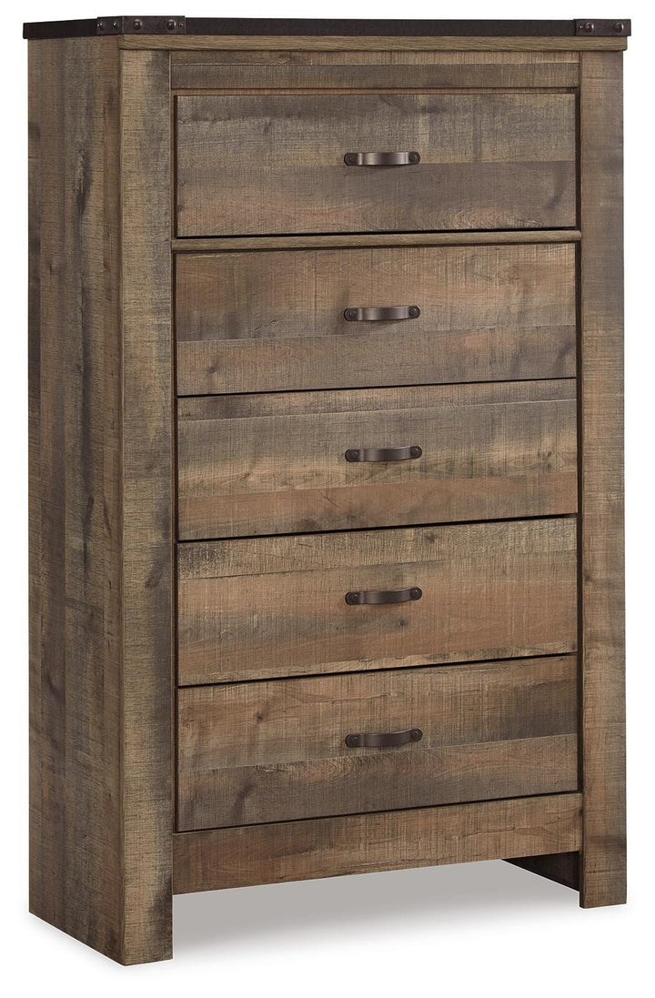 Trinell Chest of Drawers - Dark Brown (1)