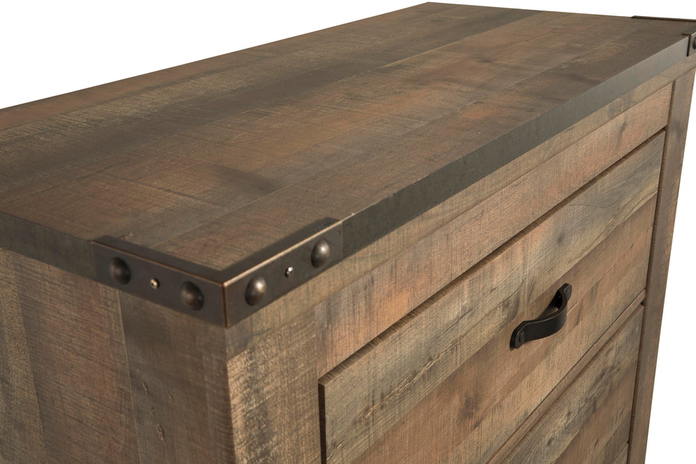 Trinell Chest of Drawers - Dark Brown (13)
