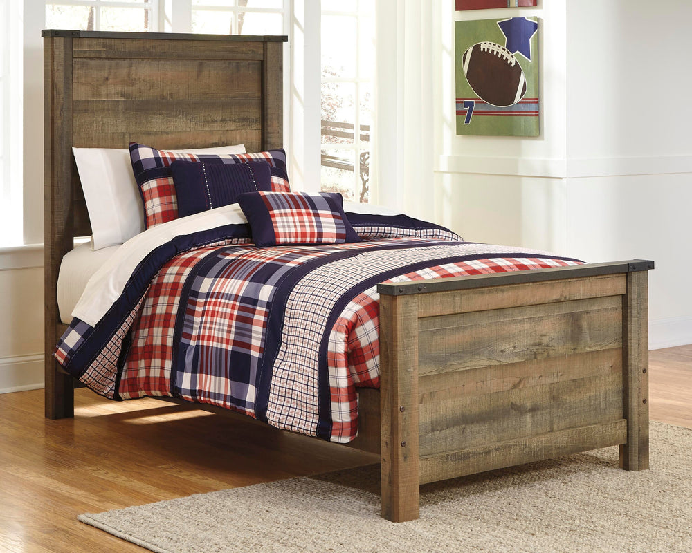 Trinell Twin Panel Bed, Dresser and Mirror (5)