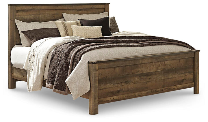 Trinell King Panel Bed - Brown (1)